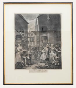 1738 Engraving - Noon