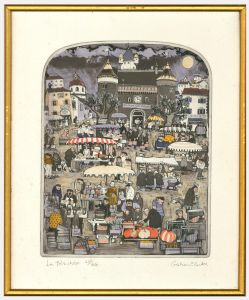 Graham Clarke (b.1941) - Limited Edition Contemporary Etching, La Tre's Chose