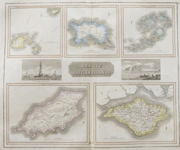 John Thomson (1777-1840) - 1830 Map Engraving, Remote British Islands