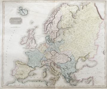 John Thomson (1777-1840) - 1830 Map Engraving, Europe