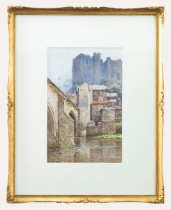 Ernest William Haslehust (1866-1949) - Watercolour, Durham Castle