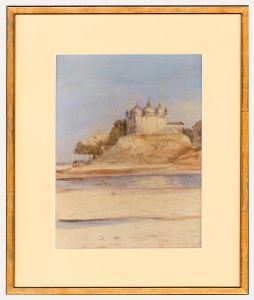 Early 20th Century Watercolour - Greek Orthodox Church