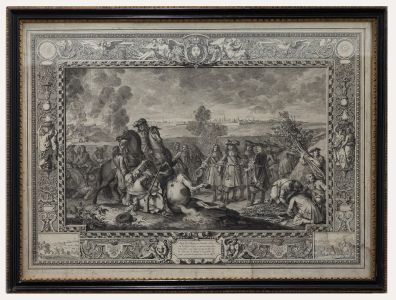 Sebastien le Clerc  - 18th Century Engraving, The Siege of Douai of 1667