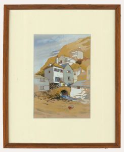 Frederick T.W. Cook (1907-1982) - Mid 20th Century Watercolour, Coastal Town
