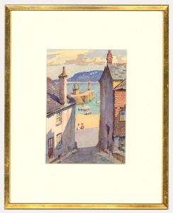 James Heseldin (1887-1969) - Mid 20th Century Watercolour, Lovers on the Coast