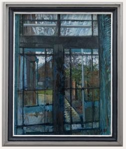 Albert B. Ogden (1928-2022) - 20th Century Oil, Back Garden, Mount Pleasant