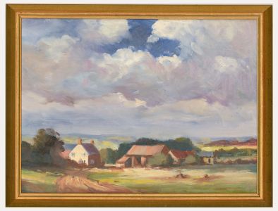 John Foulger (1943-2007) - Framed 20th Century Oil, From the Farm Drive