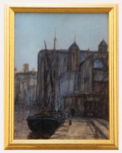 John Foulger (1943-2007) - Framed 1998 Acrylic, The Customs House