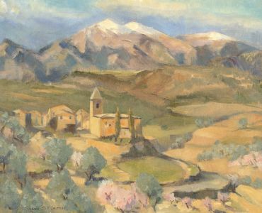 Susan Swann-Mason - Contemporary Oil, Mountains on the Continent