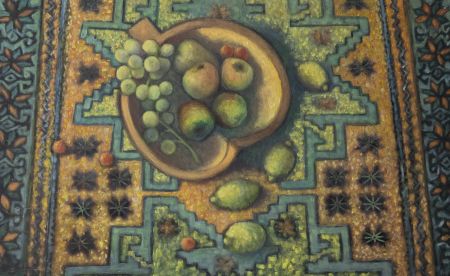 Dorothy Southern - Contemporary Oil, Limes on Pattern