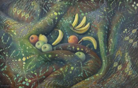 Dorothy Southern - Contemporary Oil, Fruit and Fabric