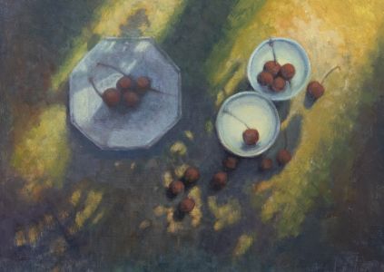 Dorothy Southern - Contemporary Oil, Cherries