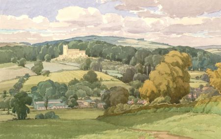 George Cooper (fl. 1920-1940) - Early 20th Century Watercolour, Lyonshall
