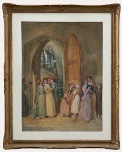 Harriet Kempe (1948-1911) - 19th Century Watercolour, The Morning Bell
