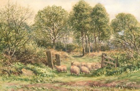 Early 20th Century Watercolour - The Pasture
