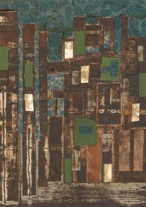 Karel Lek (1929-2020) - 20th Century Mixed Media, Rectangular Abstract
