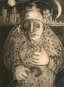 Karel Lek (1929-2020) - Mid 20th Century Etching, The Clown