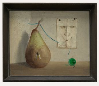 Deborah Jones (b.1922) - 20th Century Oil, The Wasp & Pear