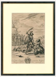 Cornelis van Caukercken (1626-1680) Engraving, Battle for the Body of Patroclus