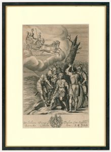 Cornelis van Caukercken (1626-1680) - Engraving, Aphrodite Saves Paris