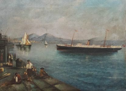 Giovanni Ciappa - 19th Century Oil, The Bay of Naples