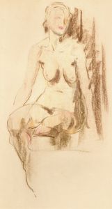 Early 20th Century Pastel - Nude