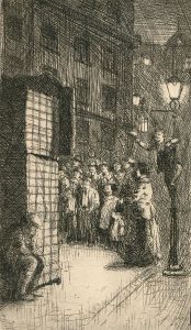 Herbert Cutner (1881-1969) - Early 20th Century Etching, The Puppet Show