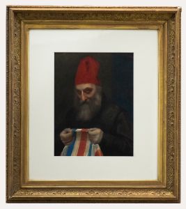 19th Century Watercolour - The Cloth Maker