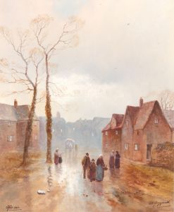 James Walter Gozzard (1888-1950) - Early 20th Century Watercolour, After Rain