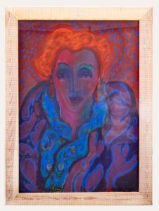 Ian Craig - Framed 20th Century Pastel, Looking Fierce