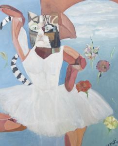 Kerstin McGregor (1962-2012) - Contemporary Oil, Dancer
