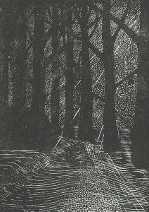 Philippa Dow  - Contemporary Linoprint, Twilight