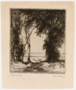 Greta Delleaney (1884-1968) - Early 20th Century Etching, Summer