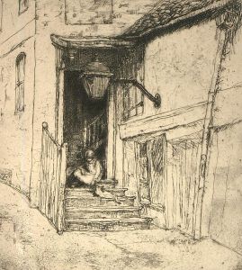 Greta Delleaney (1884-1968) - Early 20th Century Etching, Scotland Green