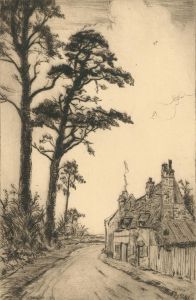 Herbert Cutner (1881-1969) - Mid 20th Century Etching, Twilight