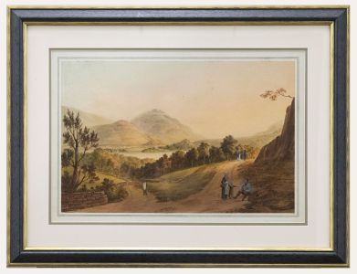 English School 19th Century Watercolour - Saddleback & Keswick from Hethersgill