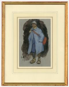 Mary Ethel Hunter (1878-1936) - 1917 Watercolour, Soldier