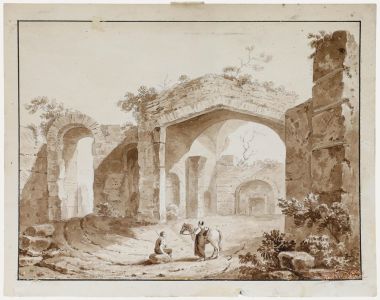 Early 19th Century Watercolour - A Secret Meeting