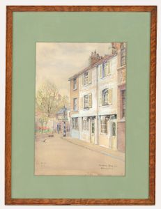 L.A. Allsop - Framed Mid 20th Century Watercolour, St. Alban's Grove, Kensington