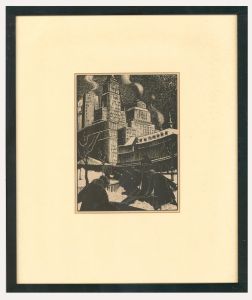 Clare Leighton (1898-1989) - Framed Mid 20th Century Lithograph, Snow Shovellers
