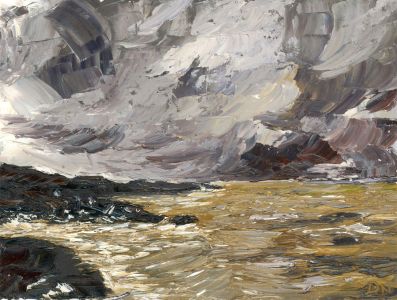 Daniel Nichols - Contemporary Oil, Shetland Coast