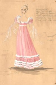 1946 Watercolour - Costume for Victoria Hopper