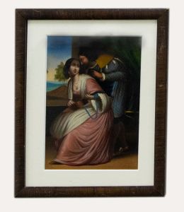 Spanish School   19th Century Oil - A Musical Romance