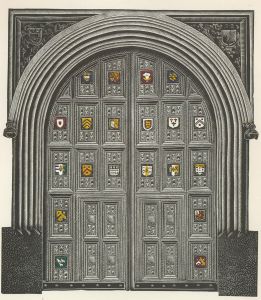 Richard Parker - 1984 Woodcut, The Great Gateway, Bodleian Library, Oxford