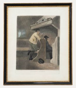 Syer after Morland, - Early 20th Century Mezzotint, Alehouse Kitchen