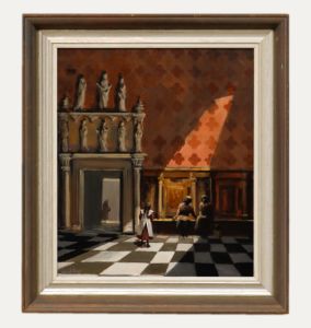 Deborah Jones (b.1922) - Framed 20th Century Oil, San Zanipolo, Venice