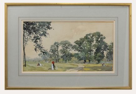 A. J. Meyer  - Early 20th Century Watercolour, Hyde Park