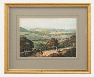 19th Century Watercolour - The Path to Town