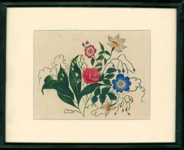 19th Century Watercolour - Meadow Flowers