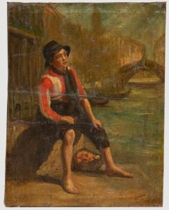 Early 20th Century Oil - Venetian Boy